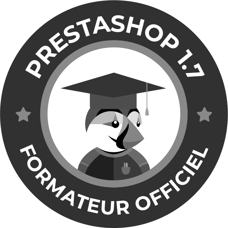 PrestaShop Formateur Gris