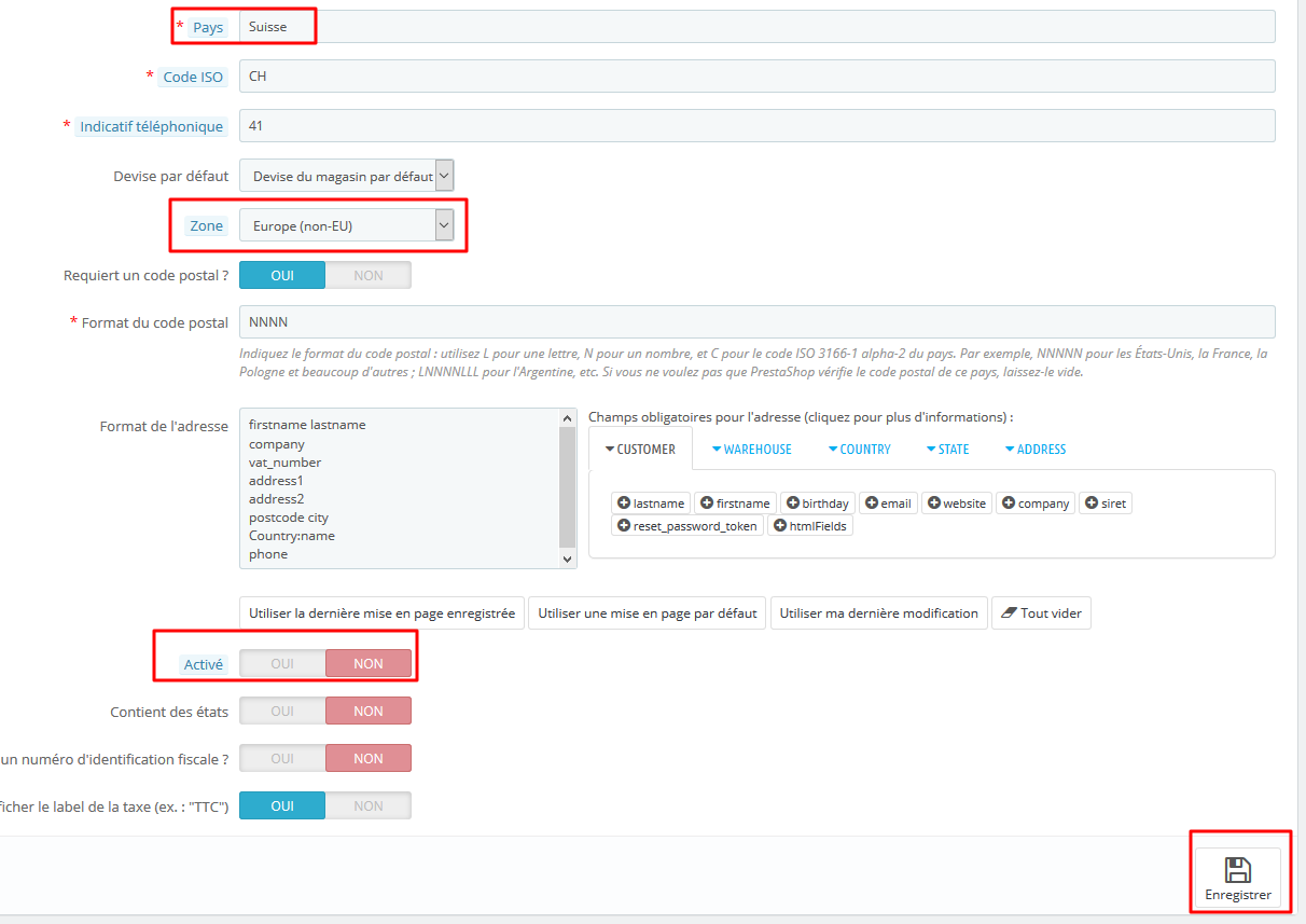 parametre-livraison-pays-prestashop