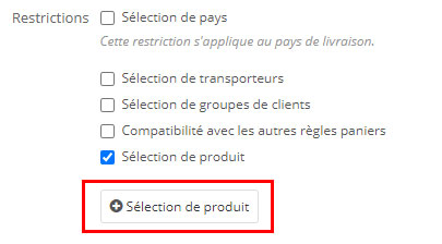 Selection-produit-restriction-code-promo-prestashop