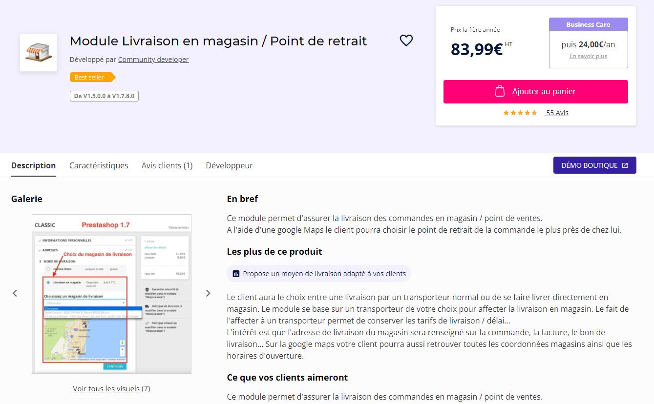 module-prestashop-livraison-en-magasin