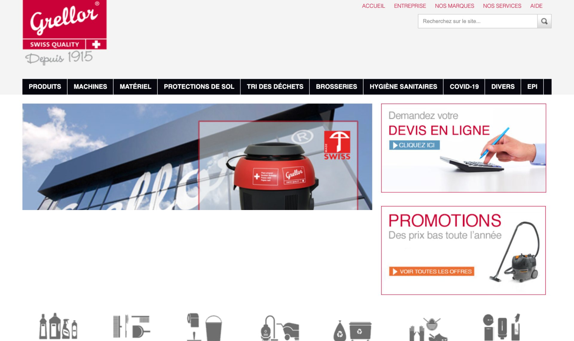 Site de Grellor avant