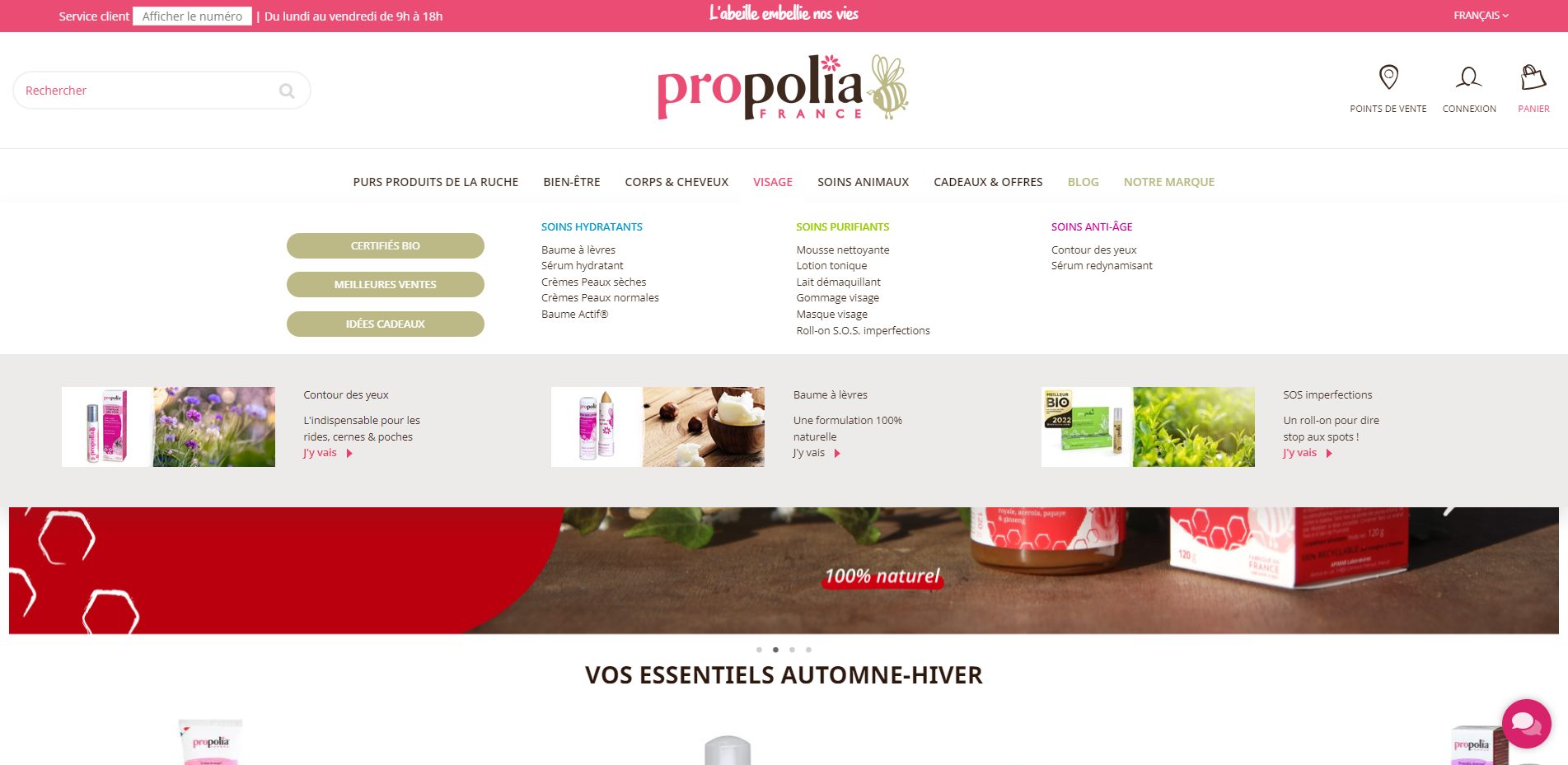 Propolia-menu-principal