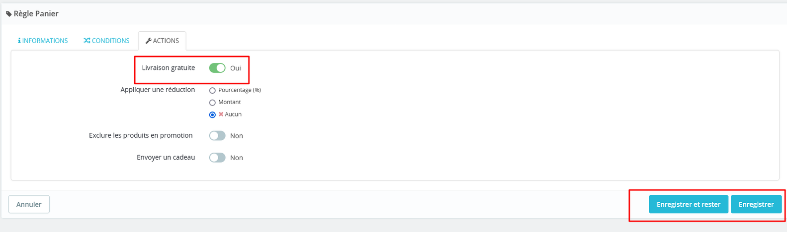 actions-regles-panier-livraison-gratuite-prestashop