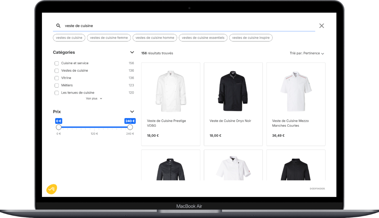 moteur de recherche doofinder prestashop